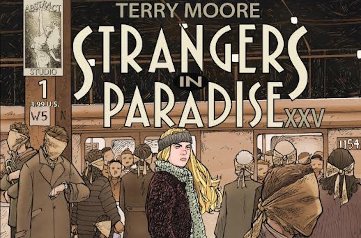 terry moore strangers in paradise xxv cover