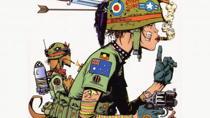 jamie hewlett and adam martin created tank girl aka rebecca buck.