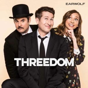 Logo for Threedom podcast