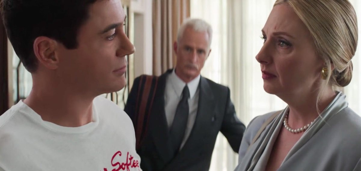 Young Robert Downey Jr./Tony Stark and his parents in Captain America: Civil War