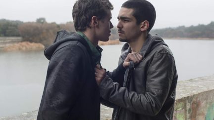 Arón Piper and Omar Ayuso in Élite (2018)