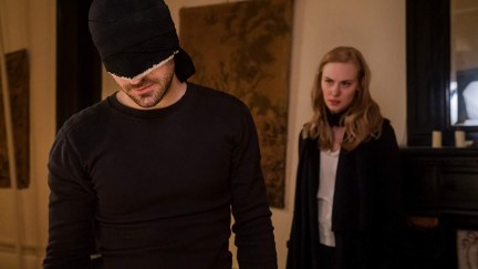 Charlie Cox and Deborah Ann Woll in Daredevil (2015)