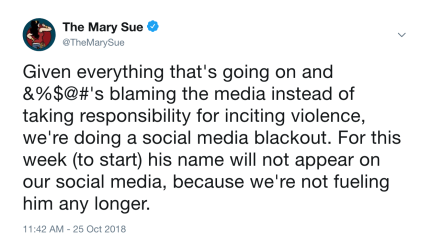 The Mary Sue In Instating A Donald Trump Social Media Blackout