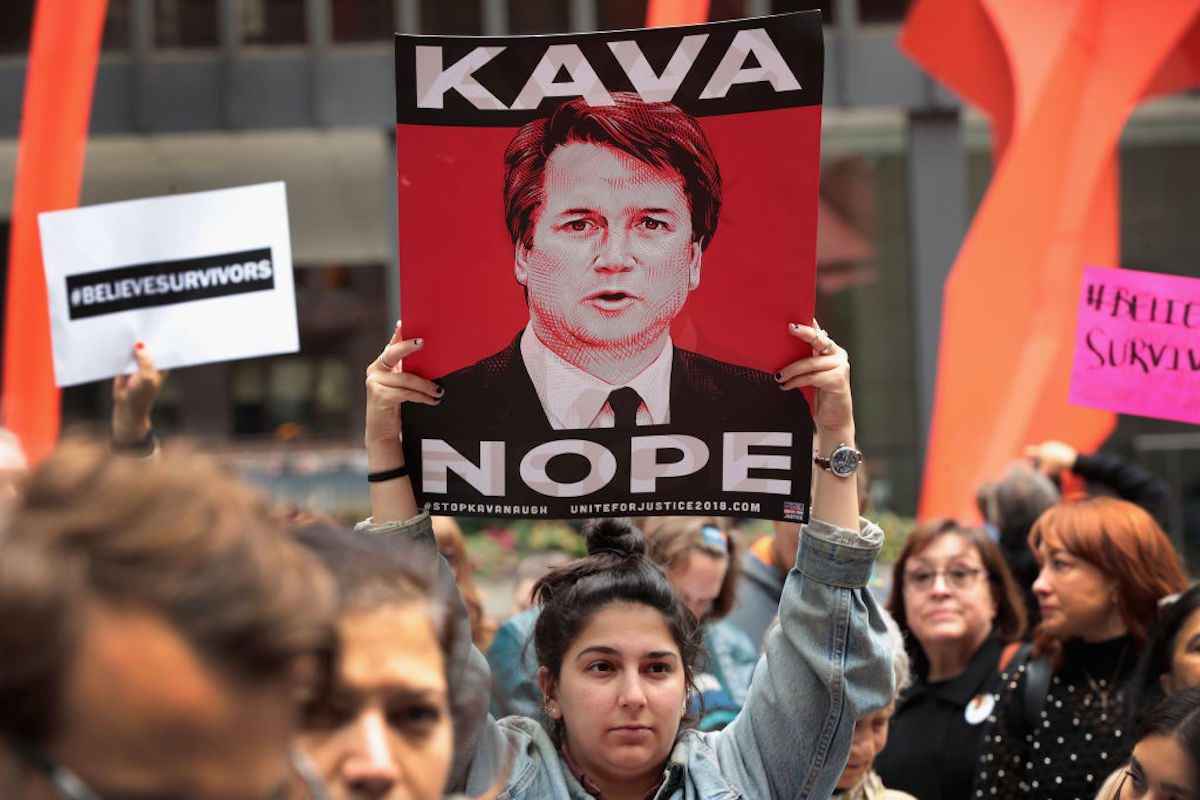 Brett Kavanaugh protests