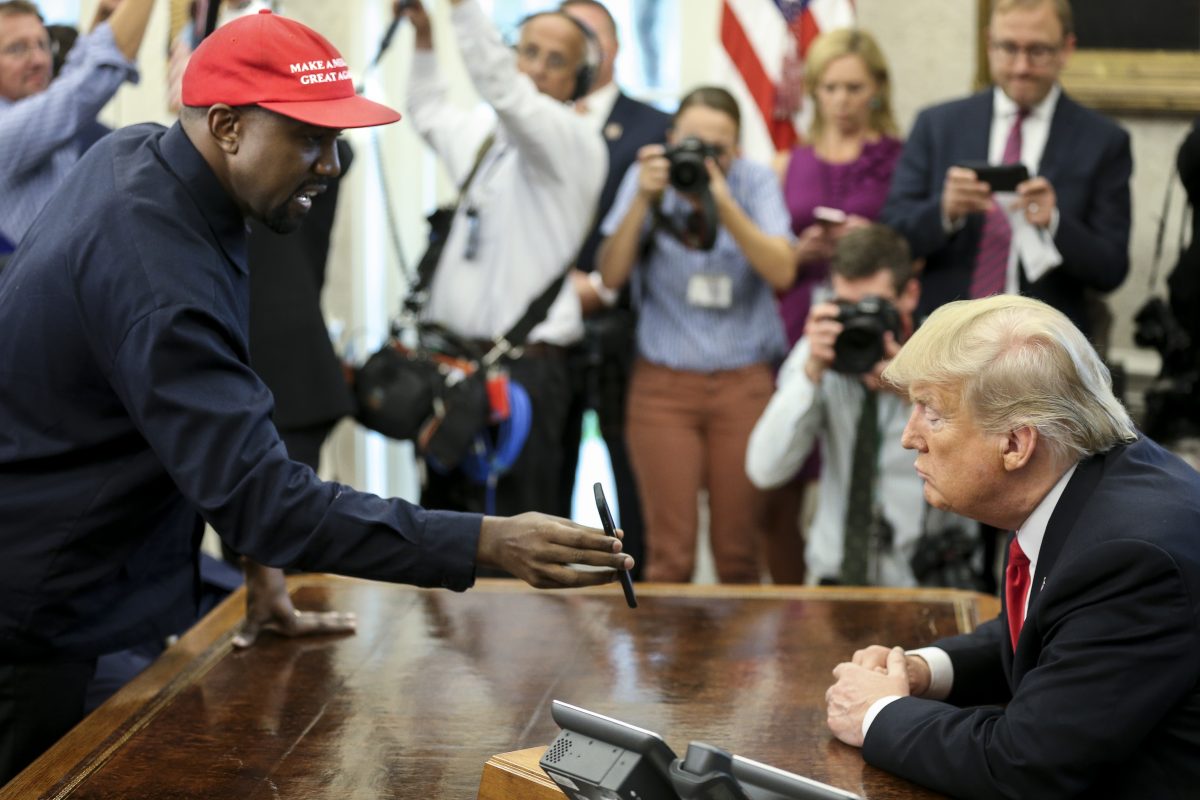 kanye trump maga