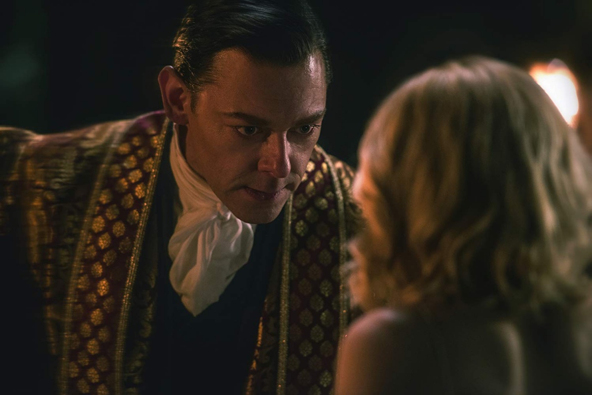 Richard Coyle and Kiernan Shipka in Chilling Adventures of Sabrina (2018)
