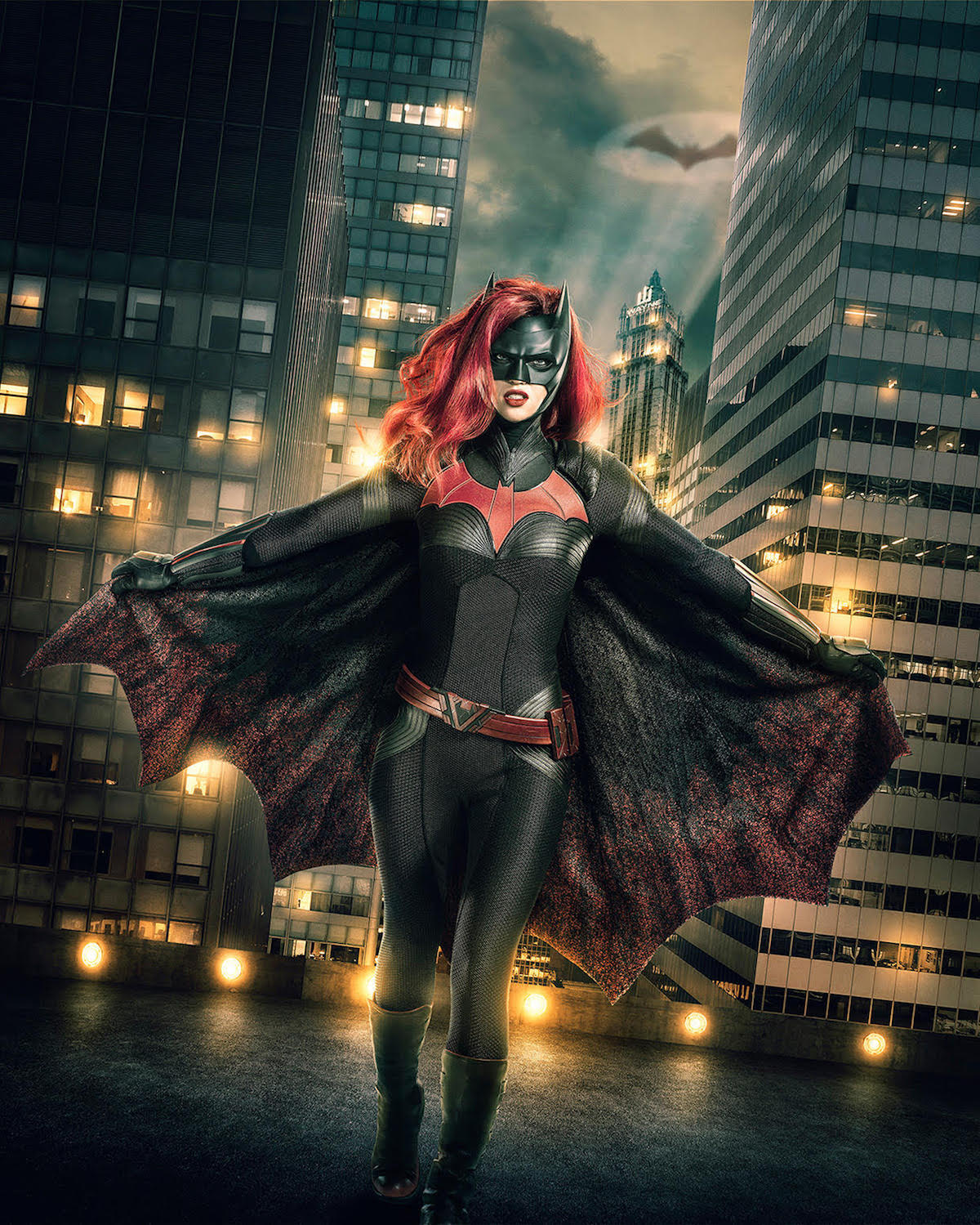Ruby Rose as Batwoman in full costume