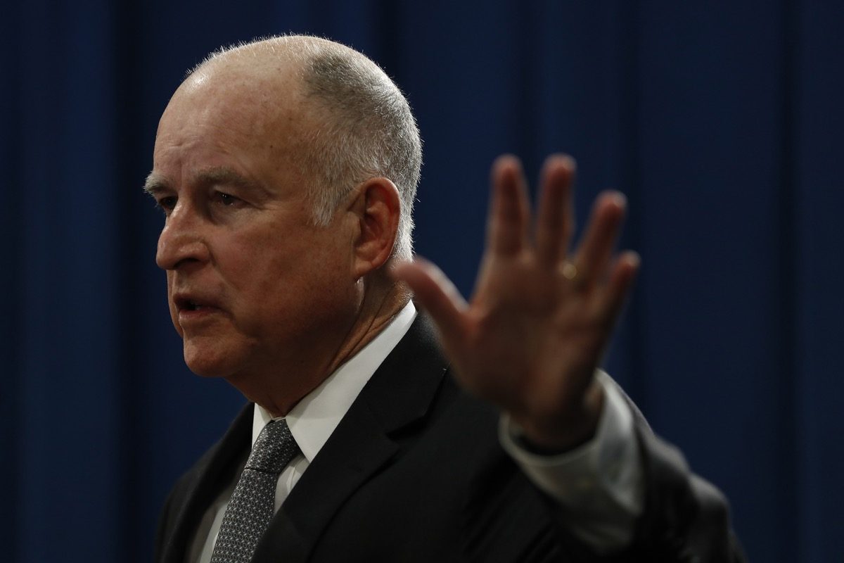 California Governor Jerry Brown