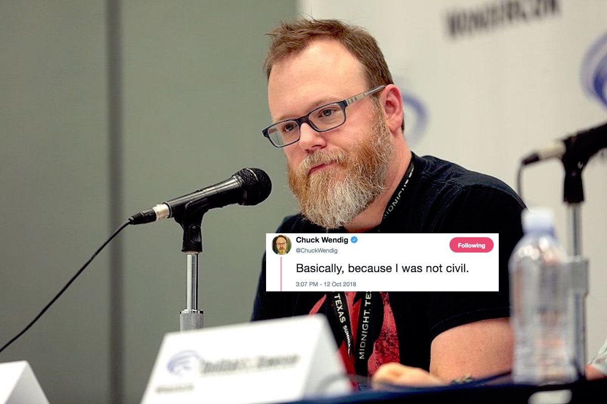 Chuck Wendig fired from Marvel