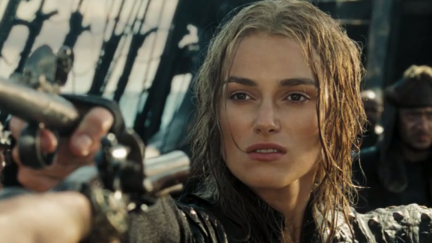 Keira Knightley as Elizabeth Swann in Pirates of the Caribbean