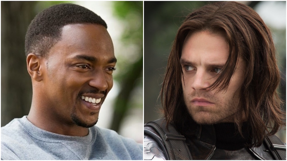 Anthony Mackie and Sebastian Stan in Falcon/Winter Soldier Marvel streaming series