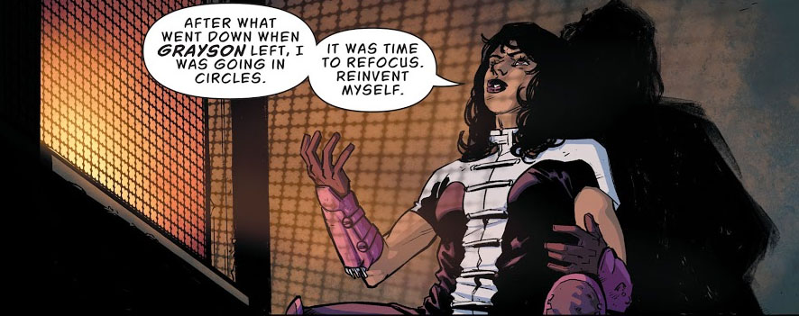 nightwing comic panel