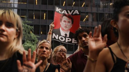 kavanaugh protest, ford, blasey, fbi, investigation