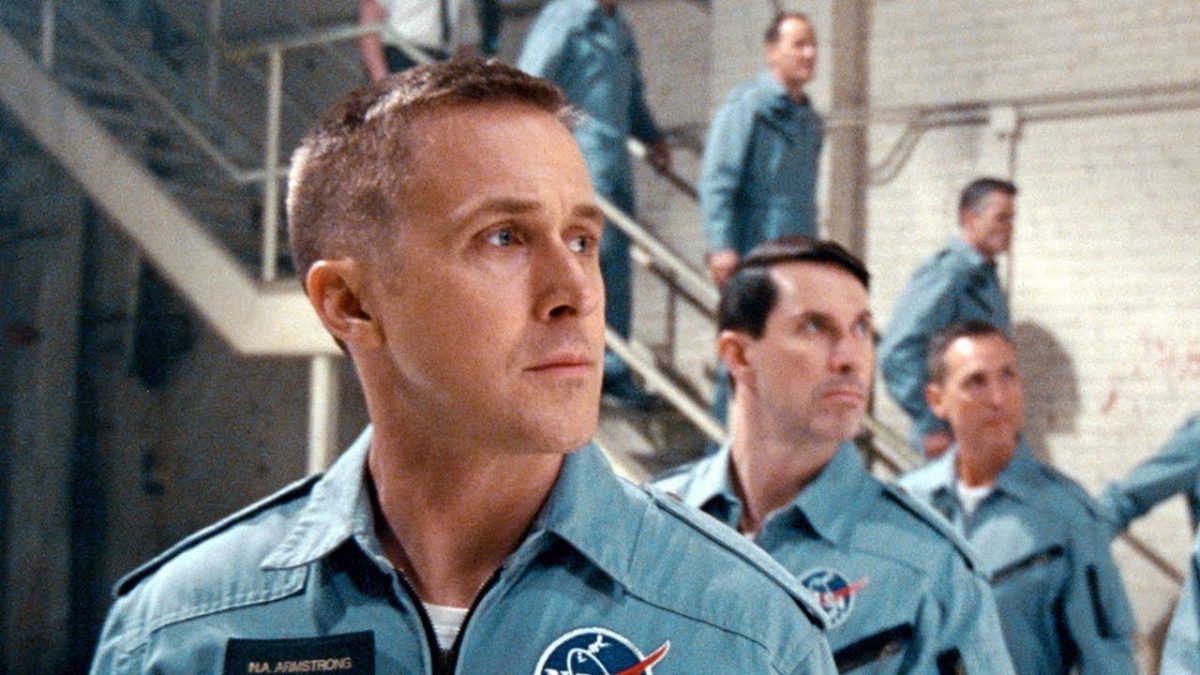 Ryan Gosling as Neil Armstrong in First Man