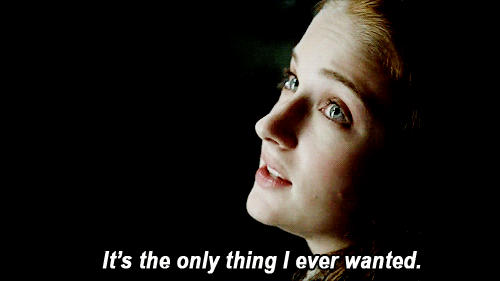 Sansa 'All I've Ever Wanted' Stark gif