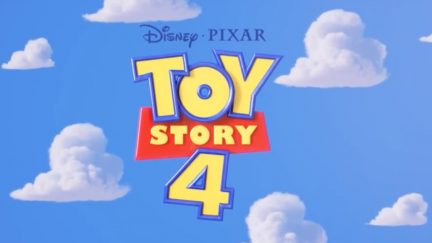 Toy Story 4 title logo.