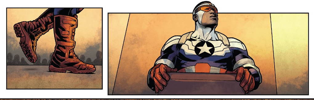 falcon as cap marvel comics