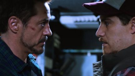 tony stark and gary in iron man 3