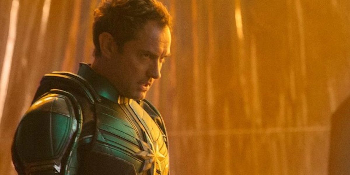 Jude Law stars in Captain Marvel