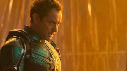 Jude Law stars in Captain Marvel