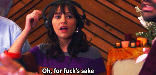 Ann (Rashida Jones) gets angry in Parks and Recreation