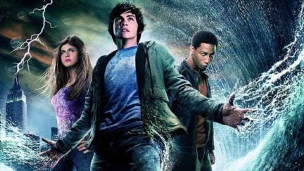 Percy Jackson: The Lightning Thief was based on the novel of the same name by Rick Riordan