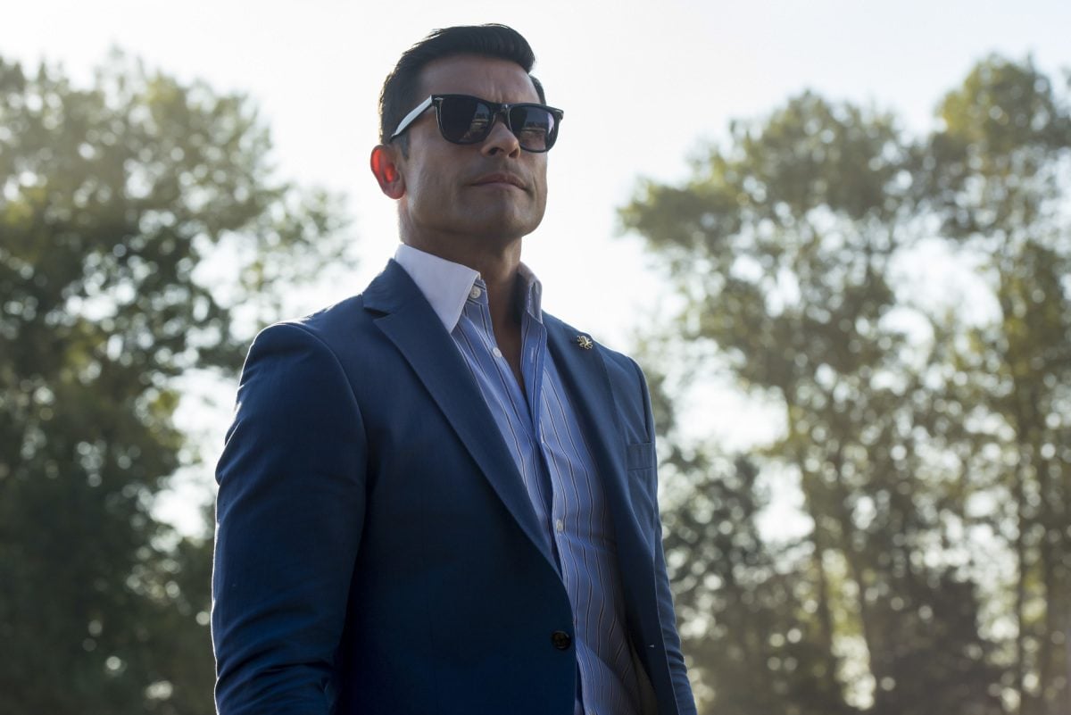 Riverdale -- "Chapter Thirty-Seven: Fortune and Men's Eyes" -- Image Number: RVD302b_0015.jpg -- Pictured: Mark Consuelos as Hiram -- Photo: Dean Buscher/The CW -- ÃÂ© 2018 The CW Network, LLC. All rights reserved.