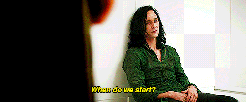 Tom Hiddleston as Loki in Thor 2