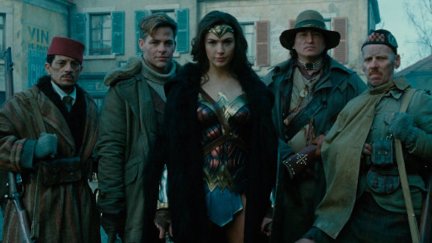 Wonder Woman (2017) saw Diana (Gal Gadot) and Steve (Chris Pine) fighting alongside a group of misfit allies (SaïdTaghmaoui, Eugene Brave Rock, Ewen Bremner)