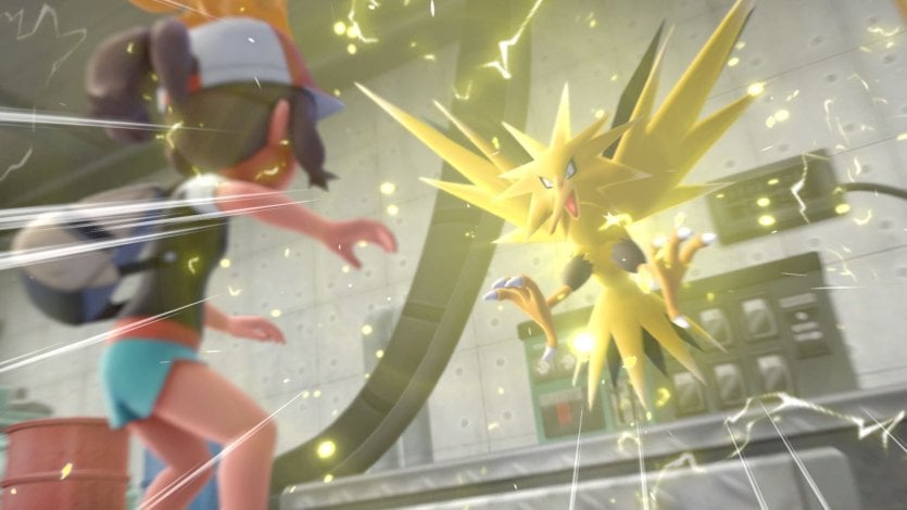 zapdos battle pokemon lets go eevee pikachu