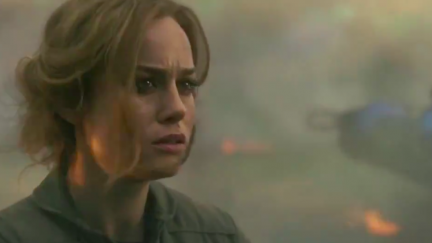 Brie Larson as Carol Danvers in Captain Marvel.