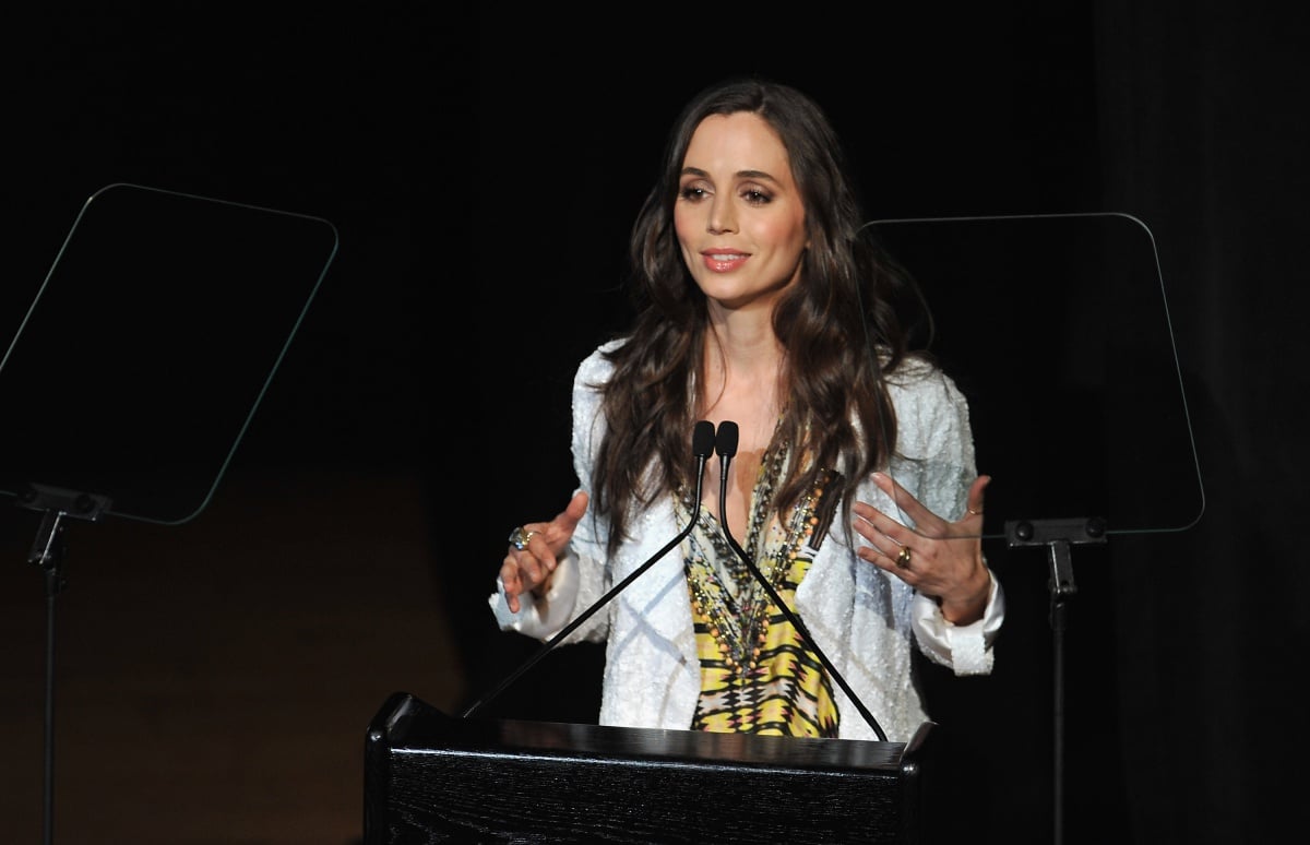 Actress Eliza Dushku pictured onstage during the Equality Now 20th Anniversary Fundraiser Event at Asia Society on April 19, 2012 in New York City. (Photo by Fernando Leon/Getty Images)