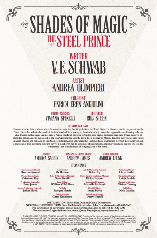 Shades of Magic Steel Prince 3 Credits