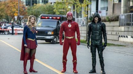 supergirl, the flash, arrow