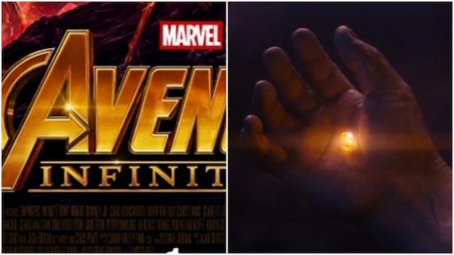 Avengers: Infinity War logo is the same color as the Soul Stone
