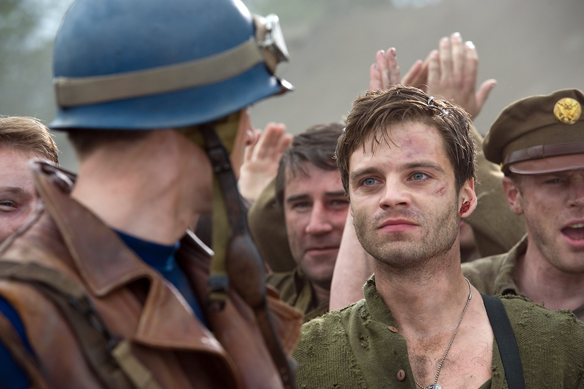 Sebastian Stan as Bucky Barnes in Captain America: The First Avenger