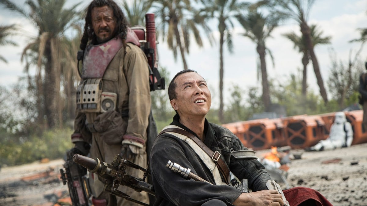 chirrut and baze in Rogue One