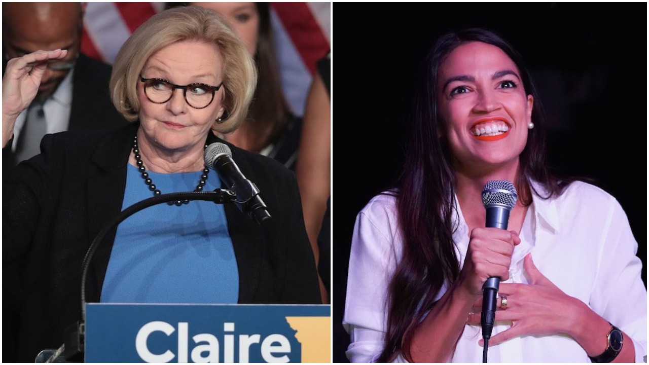 claire mccaskill alexandria ocasio cortez