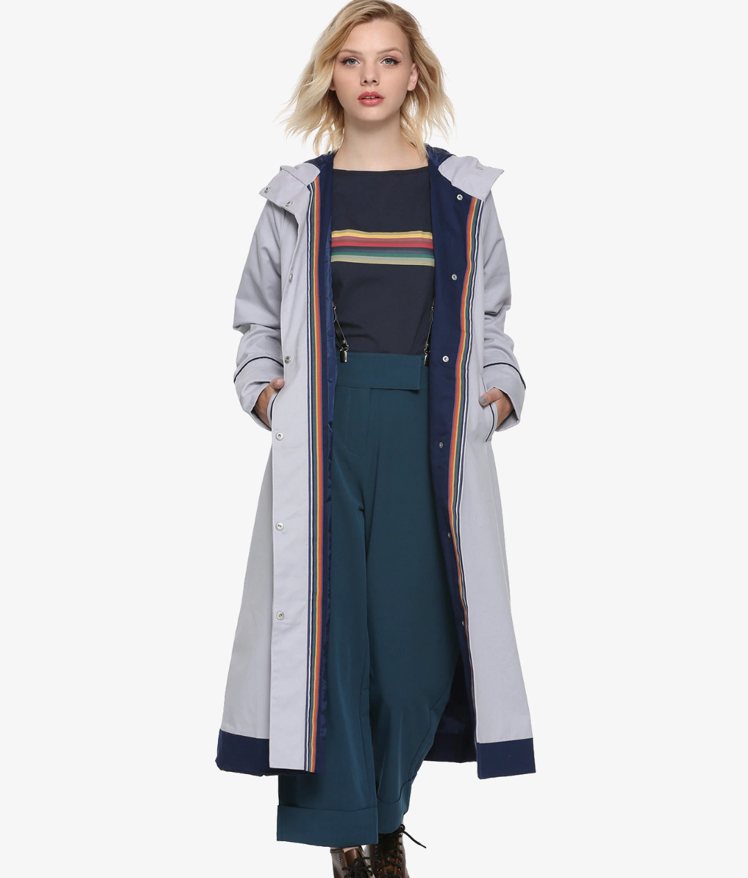 Cosplay as the Thirteenth Doctor with this coat from Her Universe