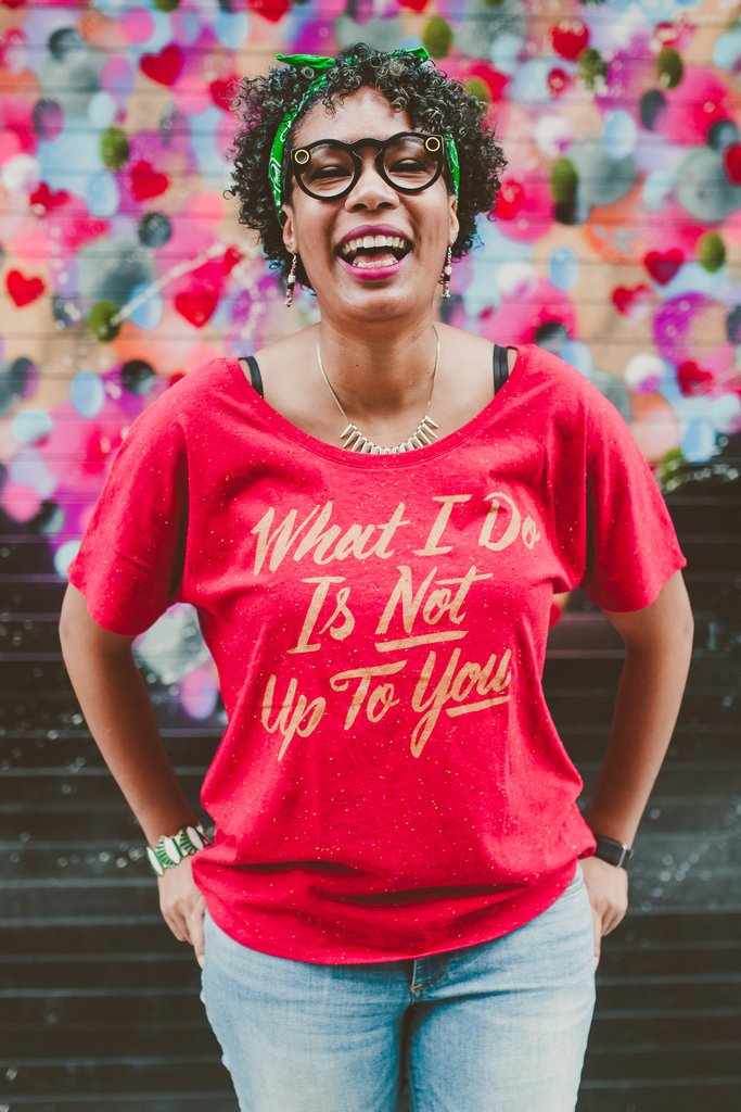 Unleash your inner Wonder Woman with this shirt from Jordandené