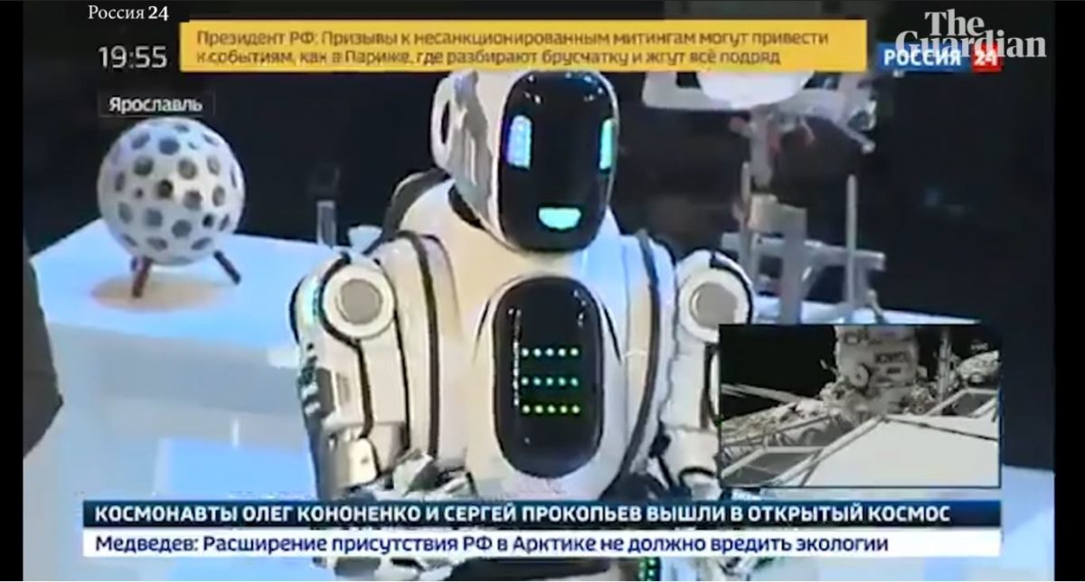russian robot man in disguise
