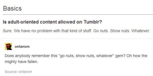 Tumblr bans adult content