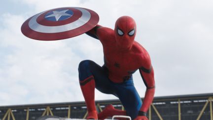 Tom Holland as Peter Parker/Spider-Man in Captain America: Civil War. image: Marvel Entertainment