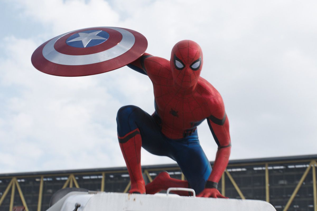 Tom Holland as Peter Parker/Spider-Man in Captain America: Civil War. image: Marvel Entertainment