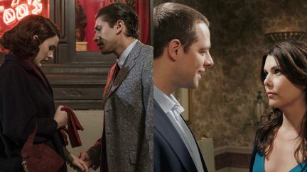 Joel and Midge from Mrs Maisel along with Christopher and Lorelai from Gilmore Girls