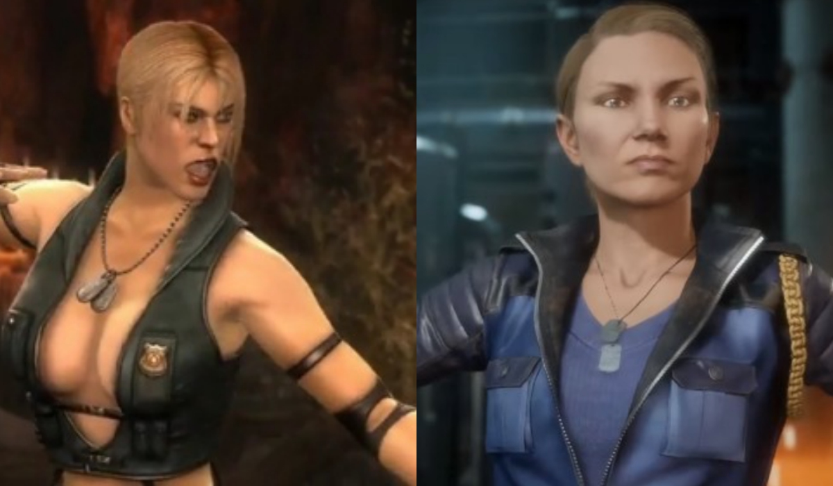 Sonya Blade in MK9 vs MKX