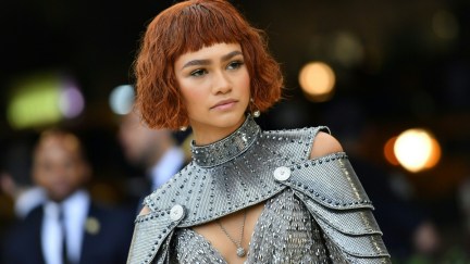 Zendaya arrives for the 2018 Met Gala on May 7, 2018, at the Metropolitan Museum of Art in New York. - The Gala raises money for the Metropolitan Museum of Arts Costume Institute. The Gala's 2018 theme is Heavenly Bodies: Fashion and the Catholic Imagination. (Photo by Angela WEISS / AFP) (Photo credit should read ANGELA WEISS/AFP/Getty Images)