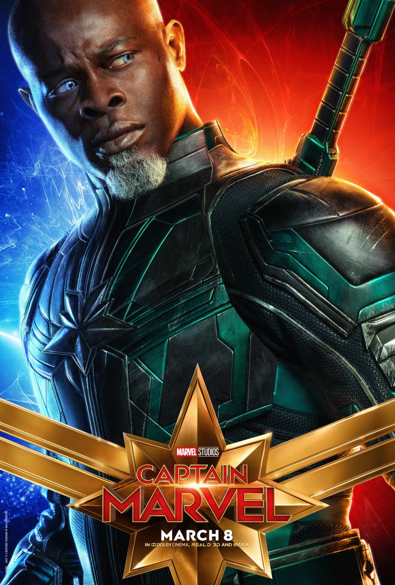 Djimon Hounsou as Korath in Captain Marvel.
