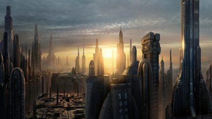 Coruscant in Star Wars.