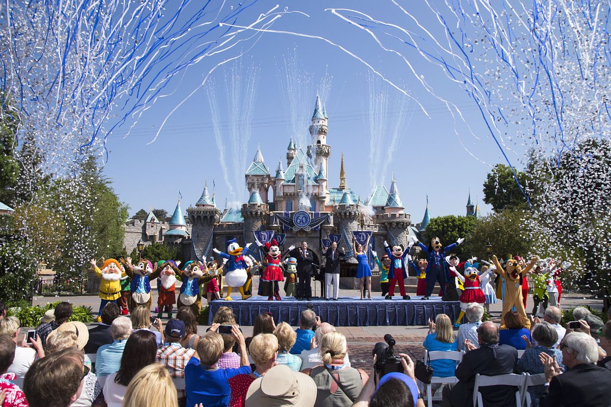 Disneyland, seen here celebrating their 60th anniversary, is hiking up ticket prices ahead of the opening of Galaxy's Edge.
